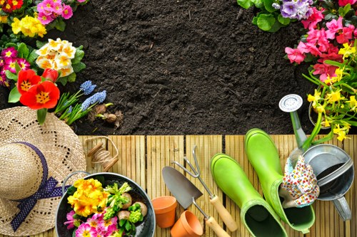 Professional landscaper working in Muswell Hill